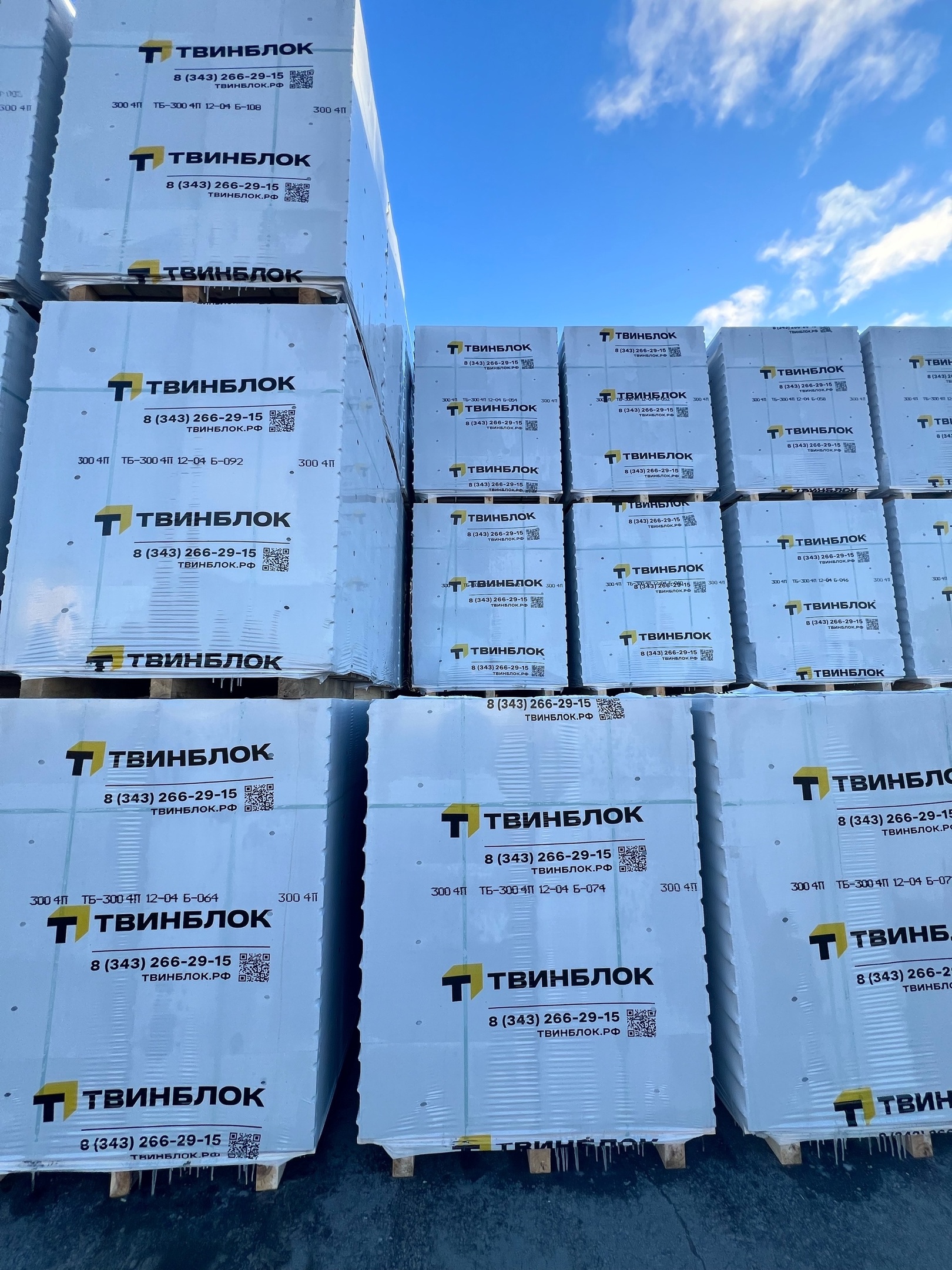 Газобетон ТВИНБЛОК D500 В2.5 625х400х250